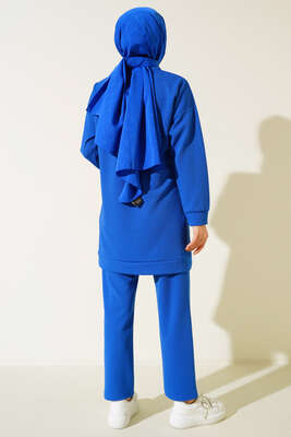 İnci Taş Süslemeli İkili Takım Saks - İKİLİ TAKIM