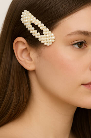 İncili Çıtçıt Toka İnci - Toka