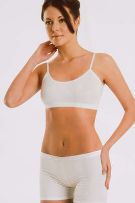 İp Askılı Büstiyer Takım Beyaz - Yılın Fırsatı