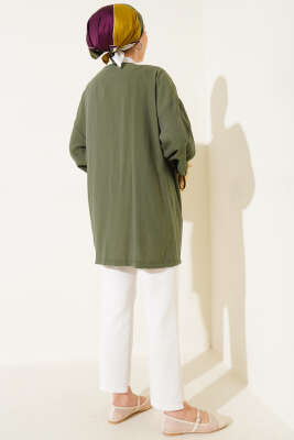 İp Bağlamalı Kimono Haki - 500-700 TL Ürünler