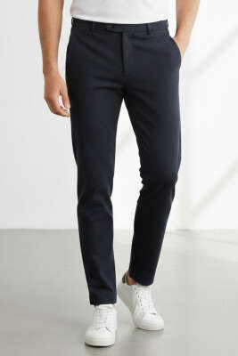 İtalyan Slim Erkek Pantolon Lacivert - FRESHMAN