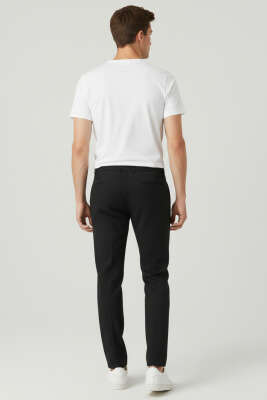 İtalyan Slim Erkek Pantolon Siyah - Erkek Pantolon