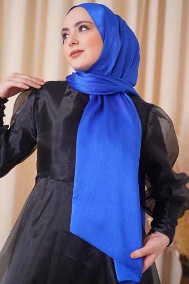 Janjan Şal Saks - Düz Şal