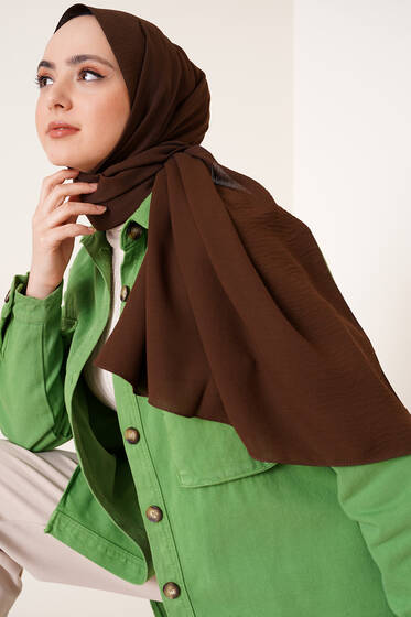 Jazz Serisi Acı Kahve Şal -19 - Black&White