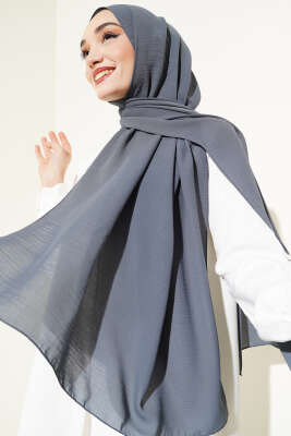 Jazz Serisi Füme Şal -12