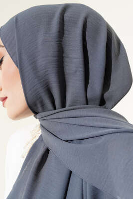 Jazz Serisi Füme Şal -12 - Başörtüsü