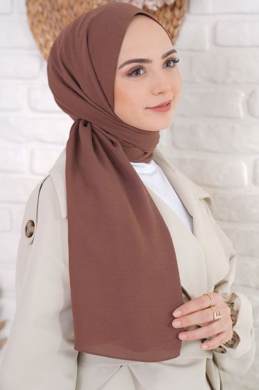 Jazz Serisi Kahve Şal - Black&White