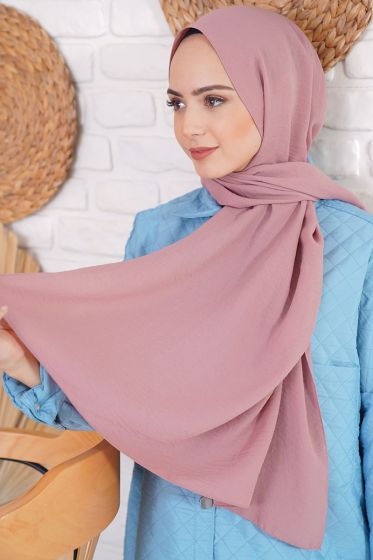 Jazz Serisi Pudra Şal -41 - Black&White