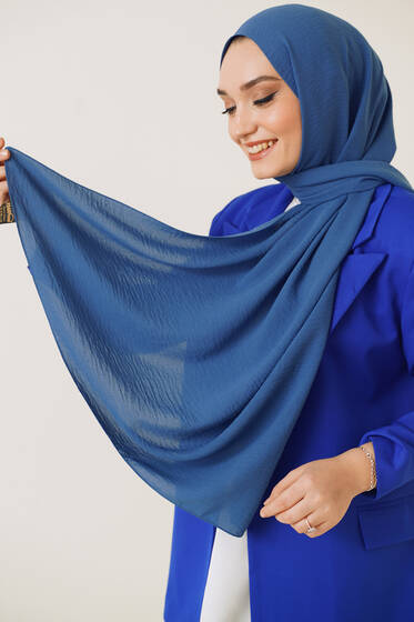 Jazz Serisi Saks Şal -2 - Black&White