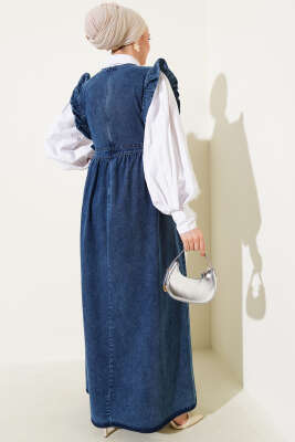 Jile Kot Elbise Kot - Tesettür Elbise