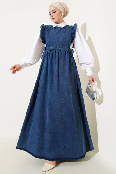 Jile Kot Elbise Kot - Tesettür Elbise