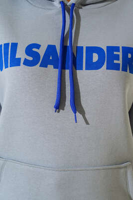 Jılsander Yazı Baskılı Sweatshirt Kayrak Grisi - Kadın Giyim Modelleri