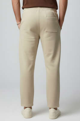 Jogger Scuba Erkek Eşofman Alt Bej - Erkek Eşofman Alt