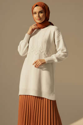 Kabartma Desen Yumoş Triko Tunik Taş - 300-500 TL Ürünler