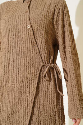 Kabartma Desenli İkili Takım Camel - 500-700 TL Ürünler