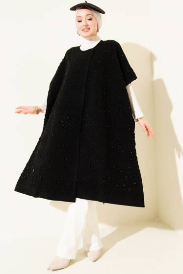 Kabartma İncili Panço Siyah - Panço