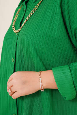 Kabartma Zikzak Desenli Gömlek Benetton - Gömlek