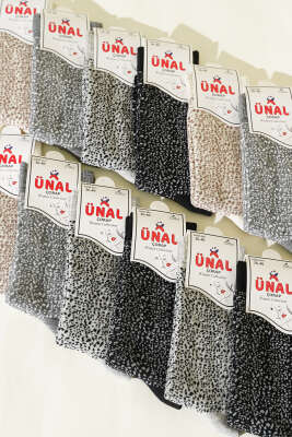 Kadın 12'li Leopar Desen Soket Çorap Asorti 2 - Soket Çorap