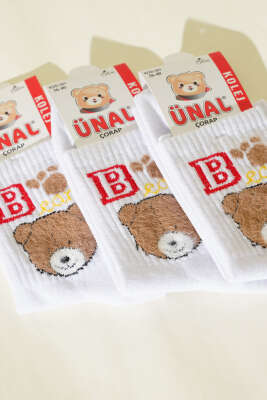 Kadın 3'lü Figürlü Yumoş Soket Çorap Asorti 11 - Günün Seçilenleri