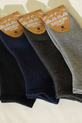 Kadın 4'lü Basic Havlu Patik Çorap Asorti 1 - Babet / Patik Çorap