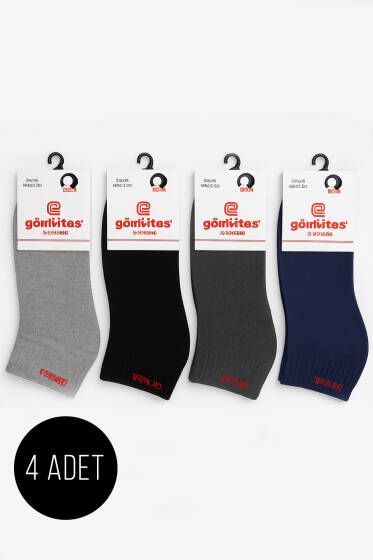 Kadın 4'lü Termal Patik Çorap Asorti 1 - Babet / Patik Çorap