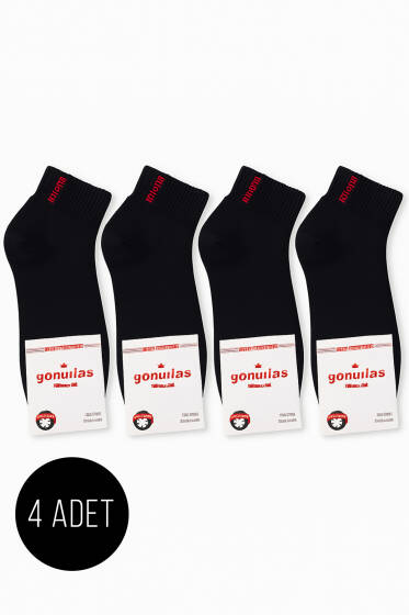 Kadın 4'lü Termal Patik Çorap Siyah - Babet / Patik Çorap