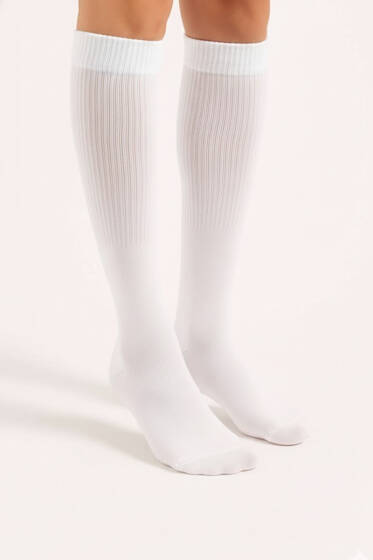 Kadın Kolej Diz altı Çorap Beyaz - Kadın Çorap
