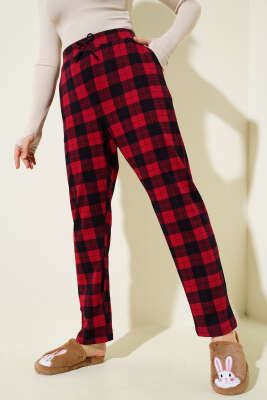 Kadın Versa Pijama Alt Bordo 