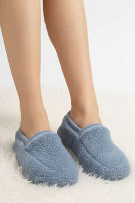 Kadın Yumoş Patik Bebe Mavi - Babet / Patik Çorap