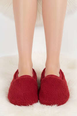 Kadın Yumoş Patik Kırmızı - Babet / Patik Çorap