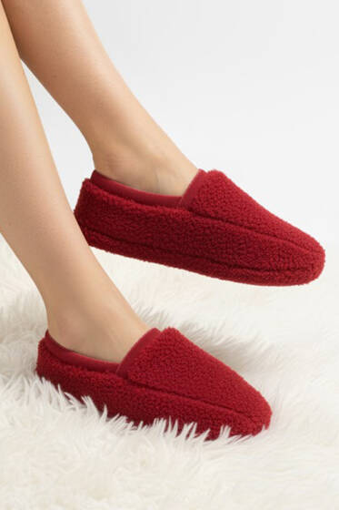 Kadın Yumoş Patik Kırmızı - Babet / Patik Çorap