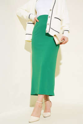 Kalem Etek Yeşil - Uzun Etek
