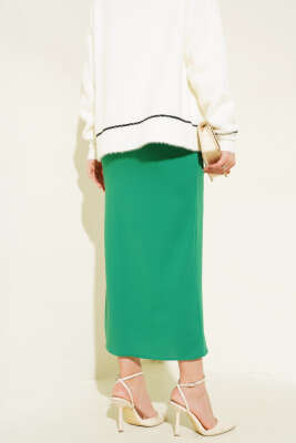 Kalem Etek Yeşil - Uzun Etek