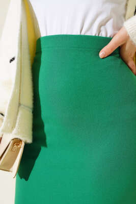 Kalem Etek Yeşil - Uzun Etek