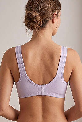 Kalın Askılı Balensiz Sütyen Lila - Desteksiz Sütyen