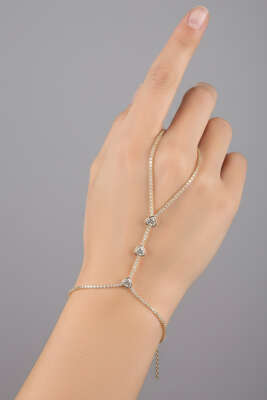 Kalpli Şahmeran Bileklik Gold - DEMİR BİJUTERİ