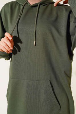 Kanguru Cepli Tunik Haki - 300-500 TL Ürünler