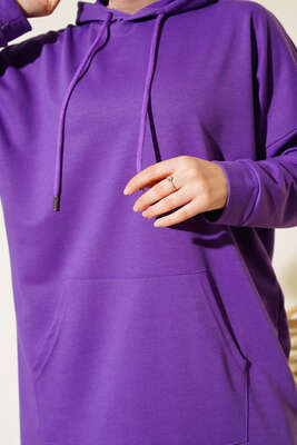 Kanguru Cepli Tunik Mor - 300-500 TL Ürünler