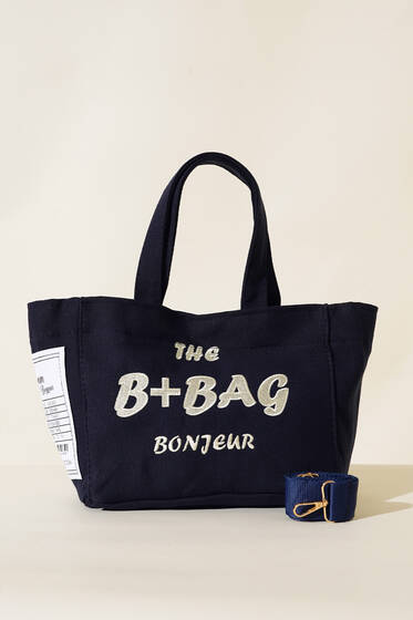 Kanvas Omuz Çantası Lacivert - Kol Çantası