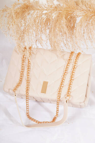 Kapitone Kalıp Omuz Çanta Taş - Kol Çantası