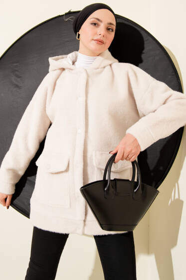 Kapüşonlu Çıtçıtlı Kaban Taş - Kaban