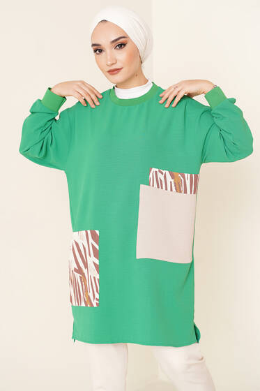 Kare Garnili Tunik Benetton - Tunik