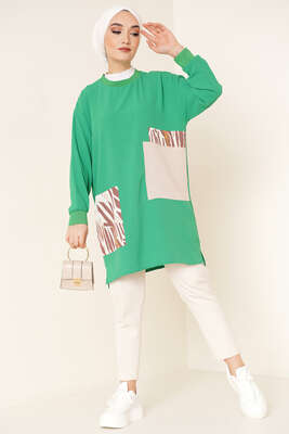 Kare Garnili Tunik Benetton - Tunik