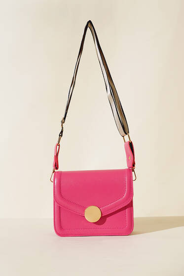 Kare Kol Çantası Fuşya - Kol Çantası