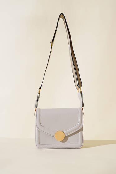 Kare Kol Çantası Gri - Kol Çantası