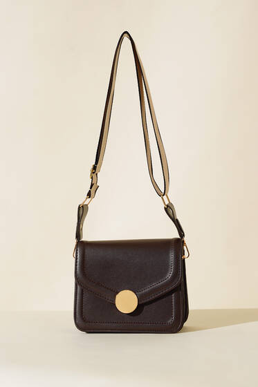 Kare Kol Çantası Kahve - Kol Çantası