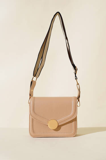 Kare Kol Çantası Latte - Kol Çantası