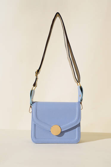 Kare Kol Çantası Mavi - Kol Çantası