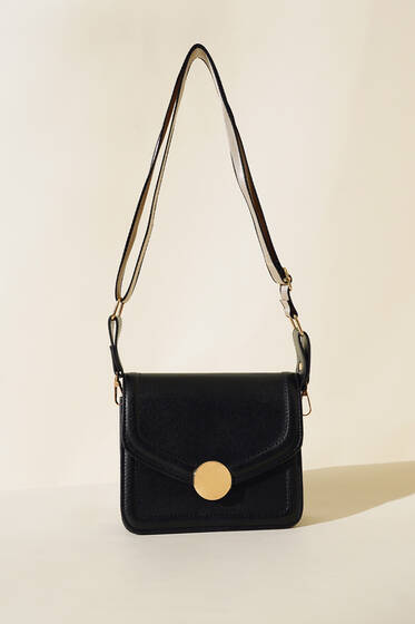 Kare Kol Çantası Siyah - Kol Çantası