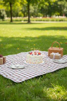 Kareli Masa Örtüsü Taba - Masa Örtüsü